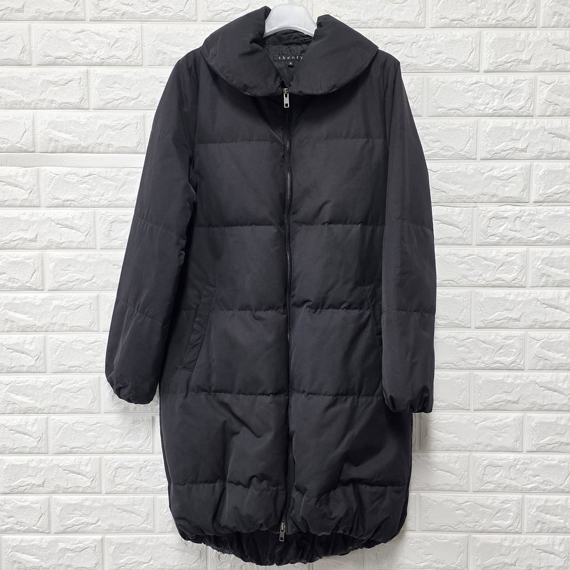 택포// 띠어리 블랙 패딩 코트 M 상품이미지1