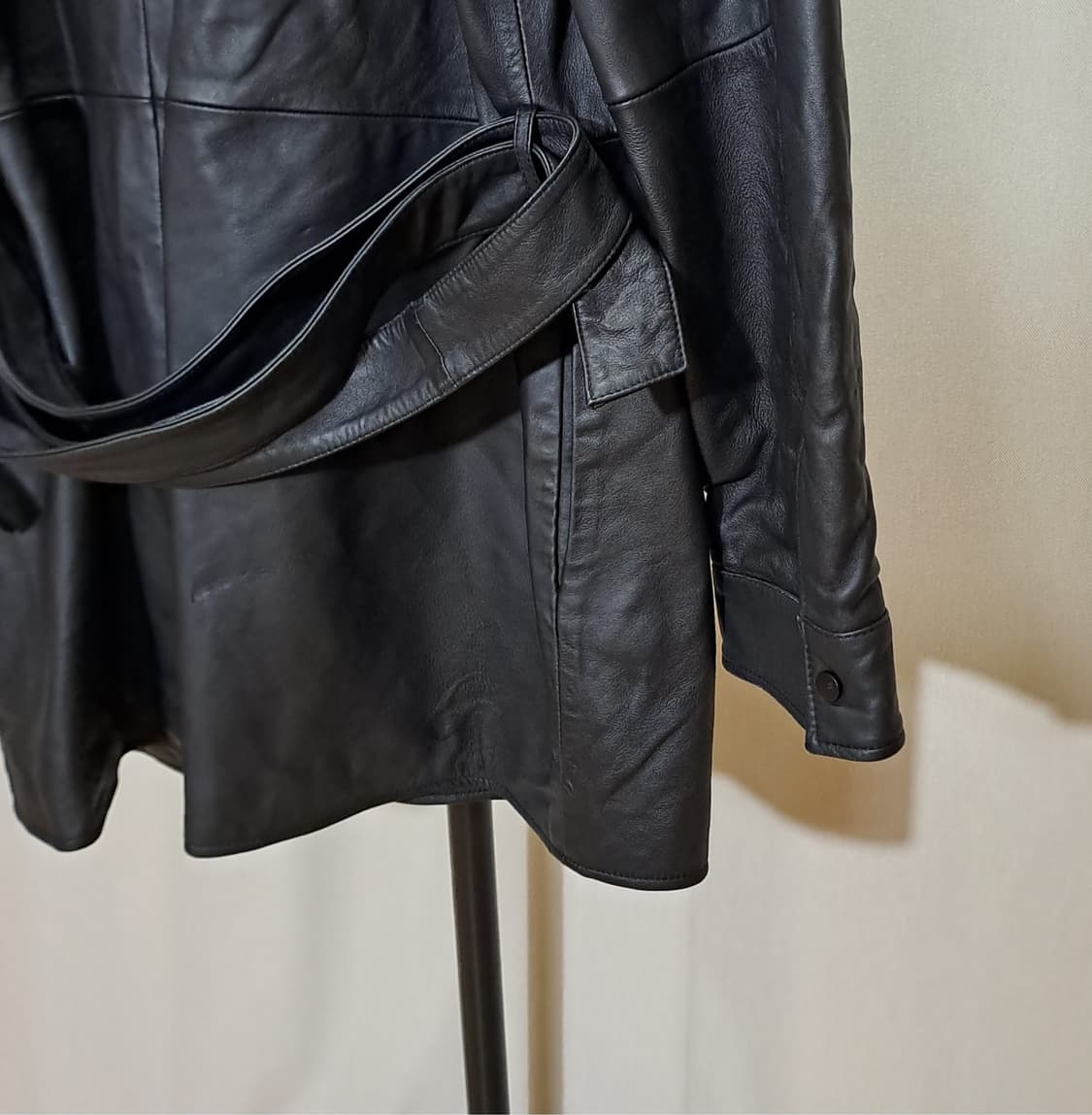 (택포) 아소스 ASOS 양가죽 벨티드 코트 110 B125 상품이미지5