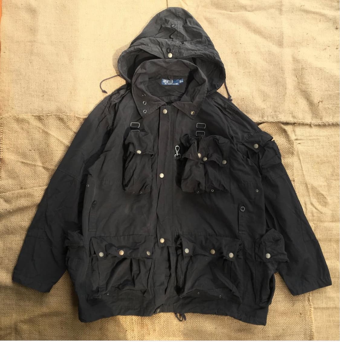 90s 폴로 랄프로렌 M60 모티브 밀리터리 멀티포켓 유틸리티 자켓 M 상품이미지3