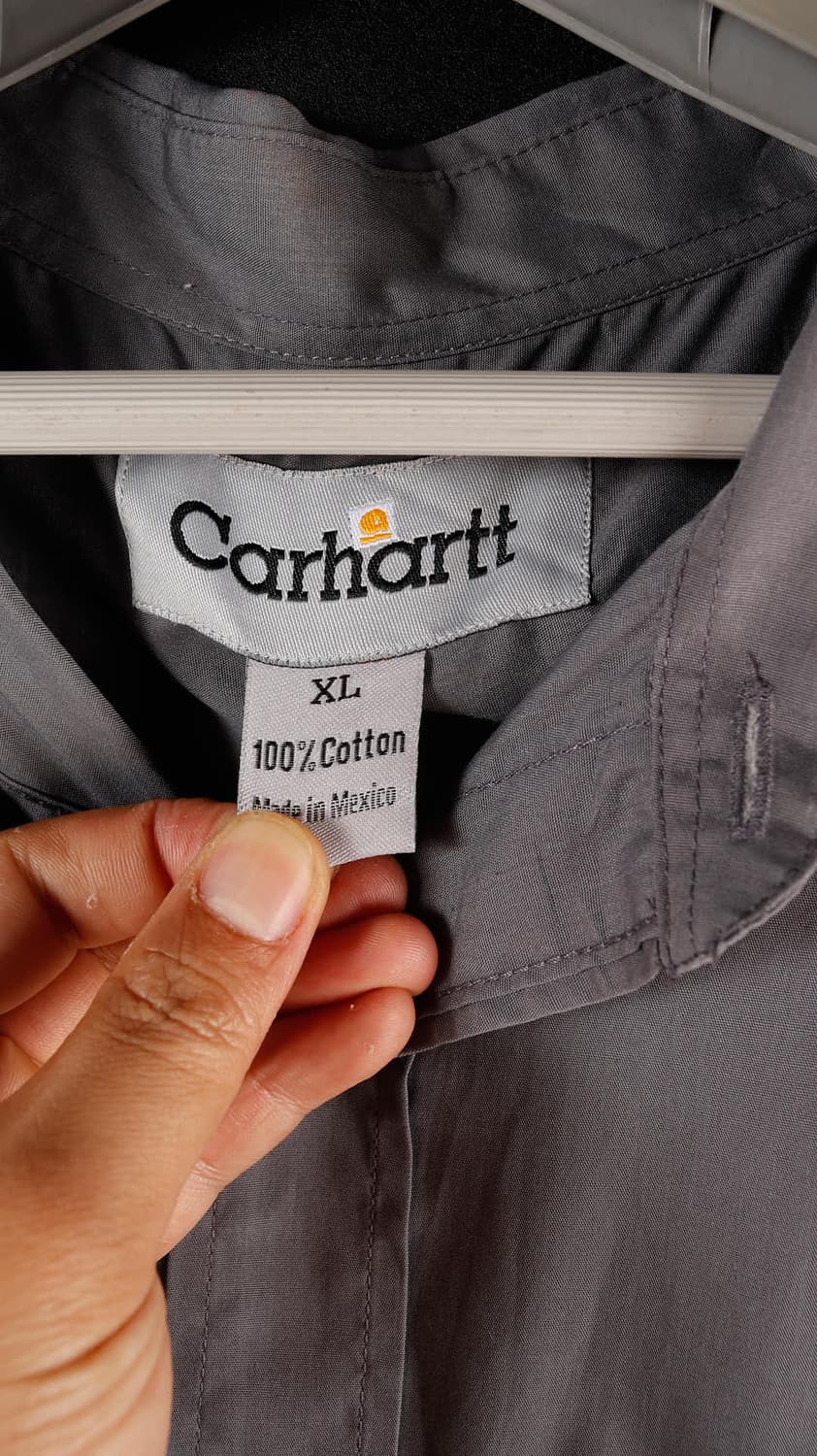 칼하트 회색 솔리드셔츠 상품이미지5