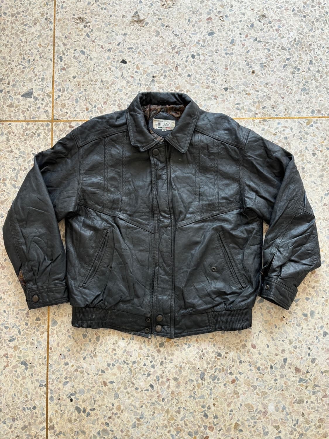 리얼레더 양가죽 블루종 자켓 상품이미지8