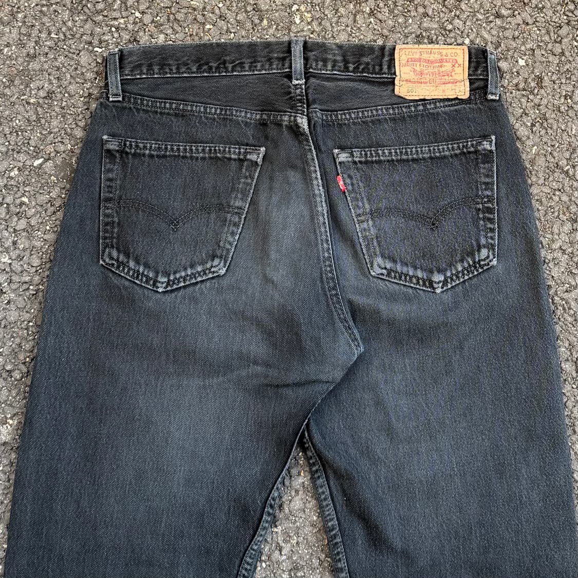 90s 빈티지 리바이스 501 블랙 흑청 상품이미지7