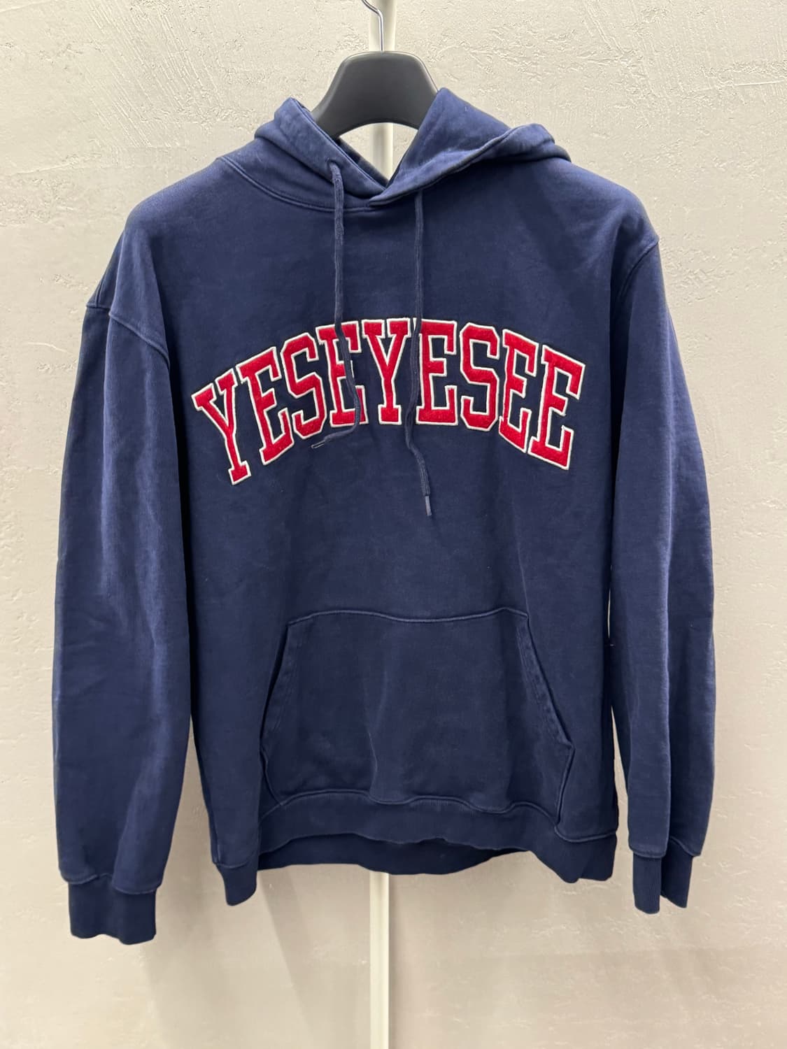 예스아이씨 YESEYESEE 네이비 후드티 XL 상품이미지2