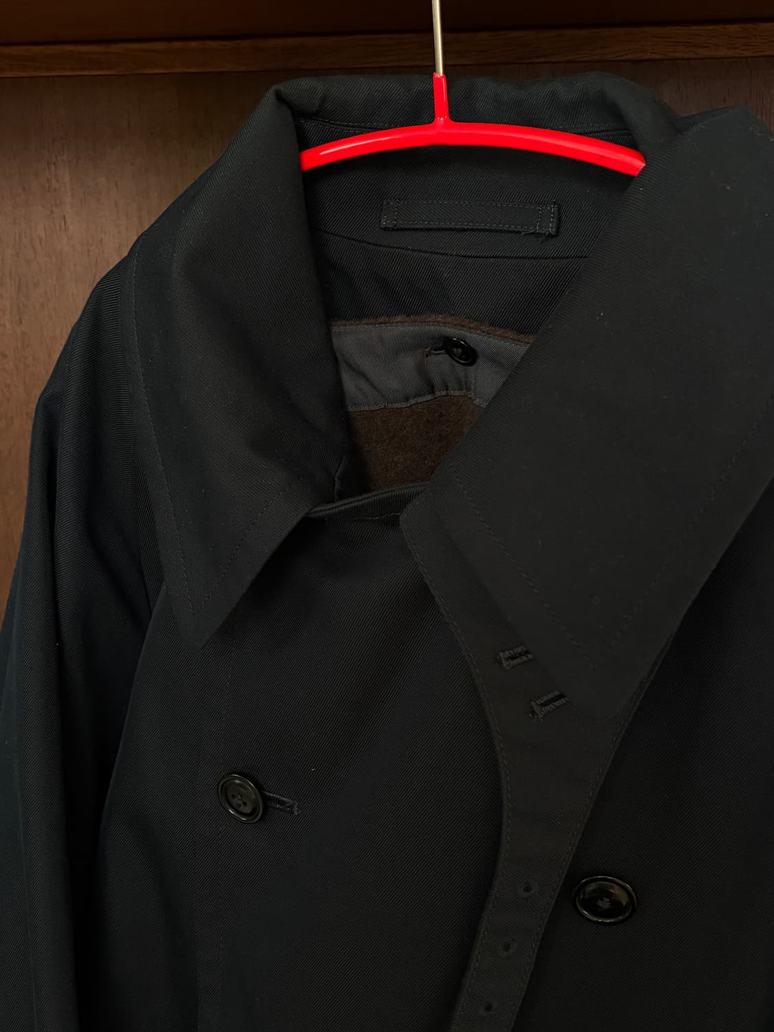 마티앤선즈 maatee&sons 코튼실크 코트 네이비 3 상품이미지2