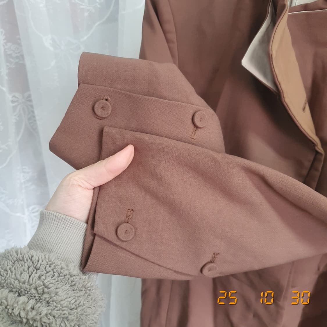 구호 롱자켓 춘추용(진베이지) 88-96-165 상품이미지5