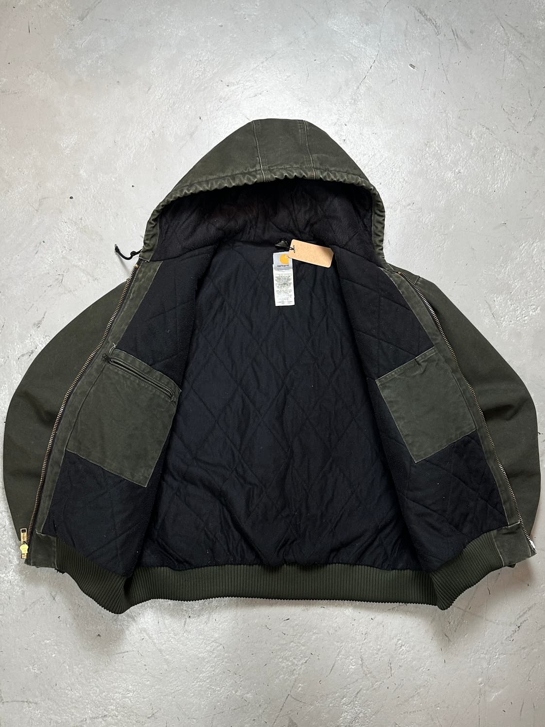 OG 칼하트 J130 액티브 자켓 칼하트 MOS 모스그린 상품이미지7