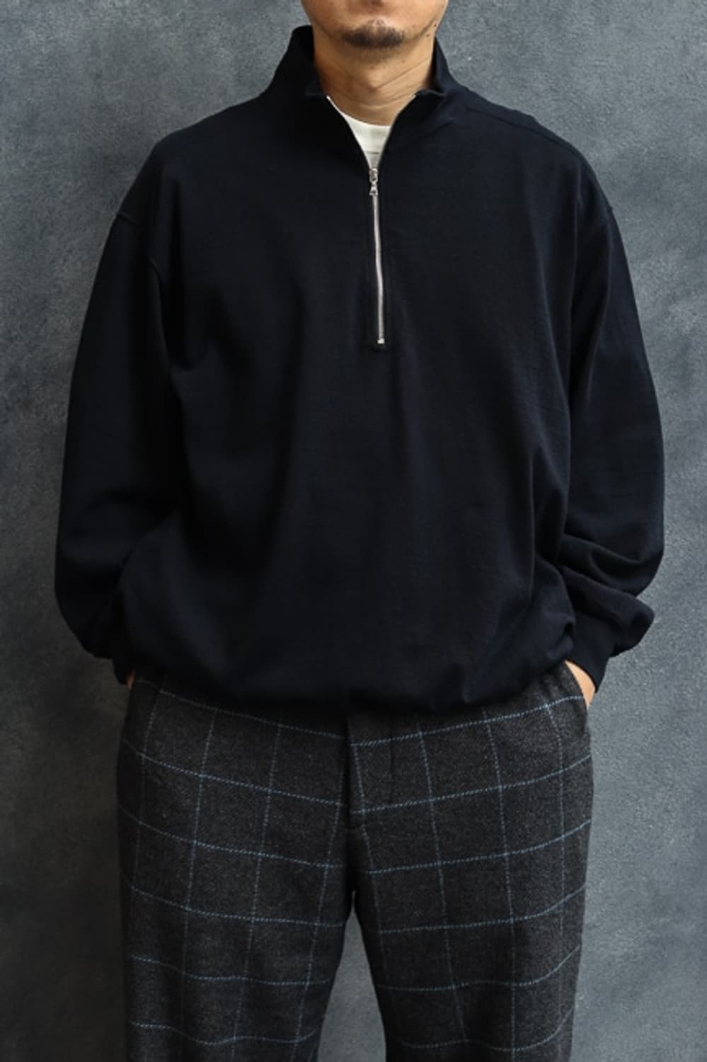 블럼스 blurhms 코튼 실크넵 하프 집업 상품이미지3