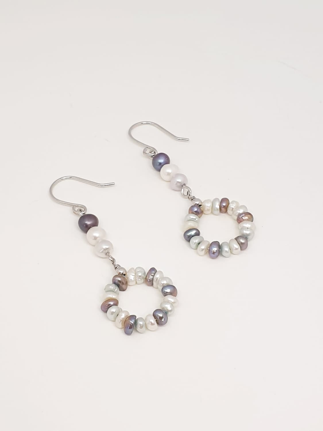 Hoop 담수진주 이어링 상품이미지1