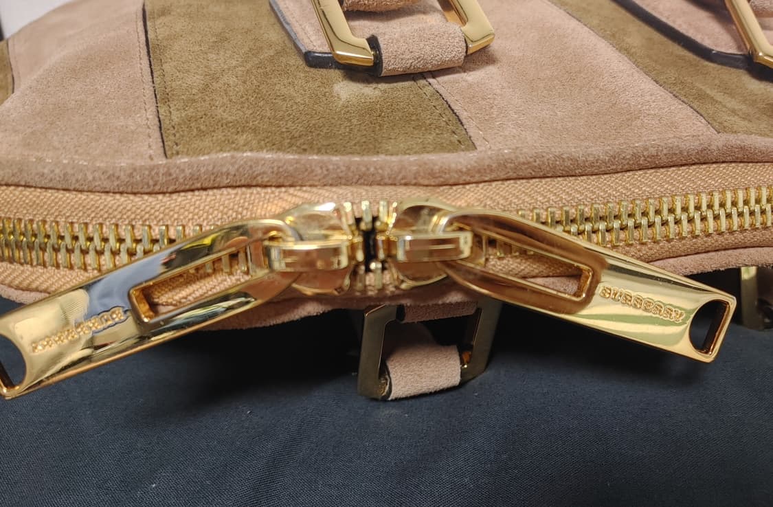 버버리 프로섬 스웨이드 토트백 베이지 브라운 컬렉션 명품 가죽 가방  상품이미지6