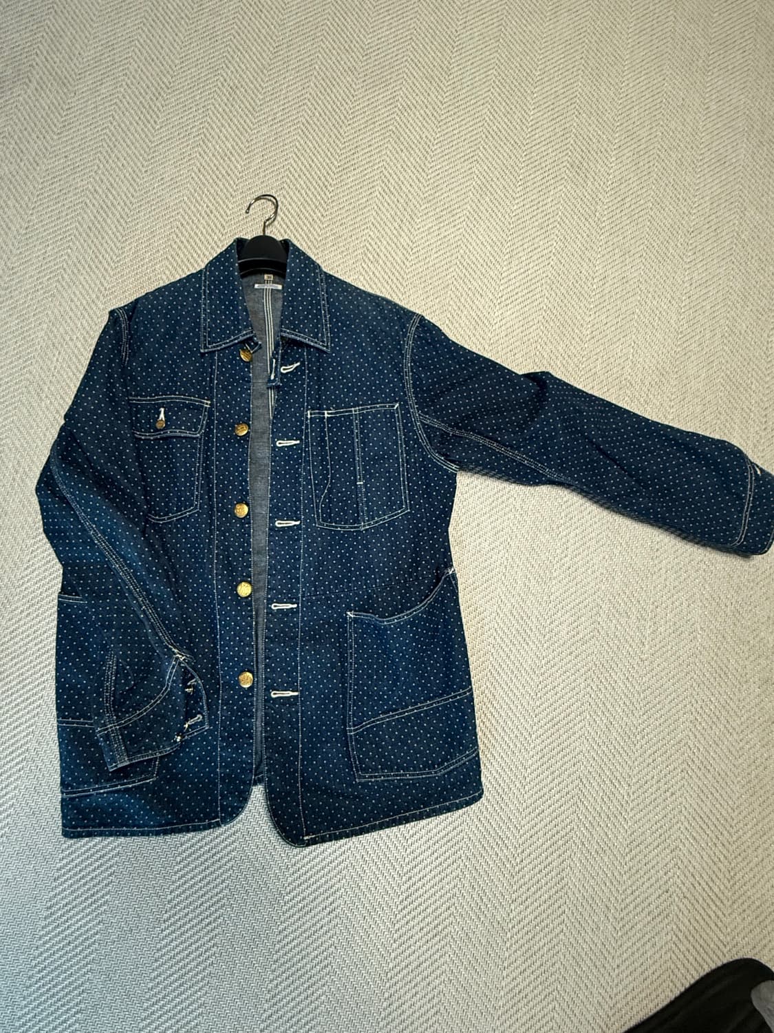 슈가케인 도트 데님워크자켓 상품이미지1