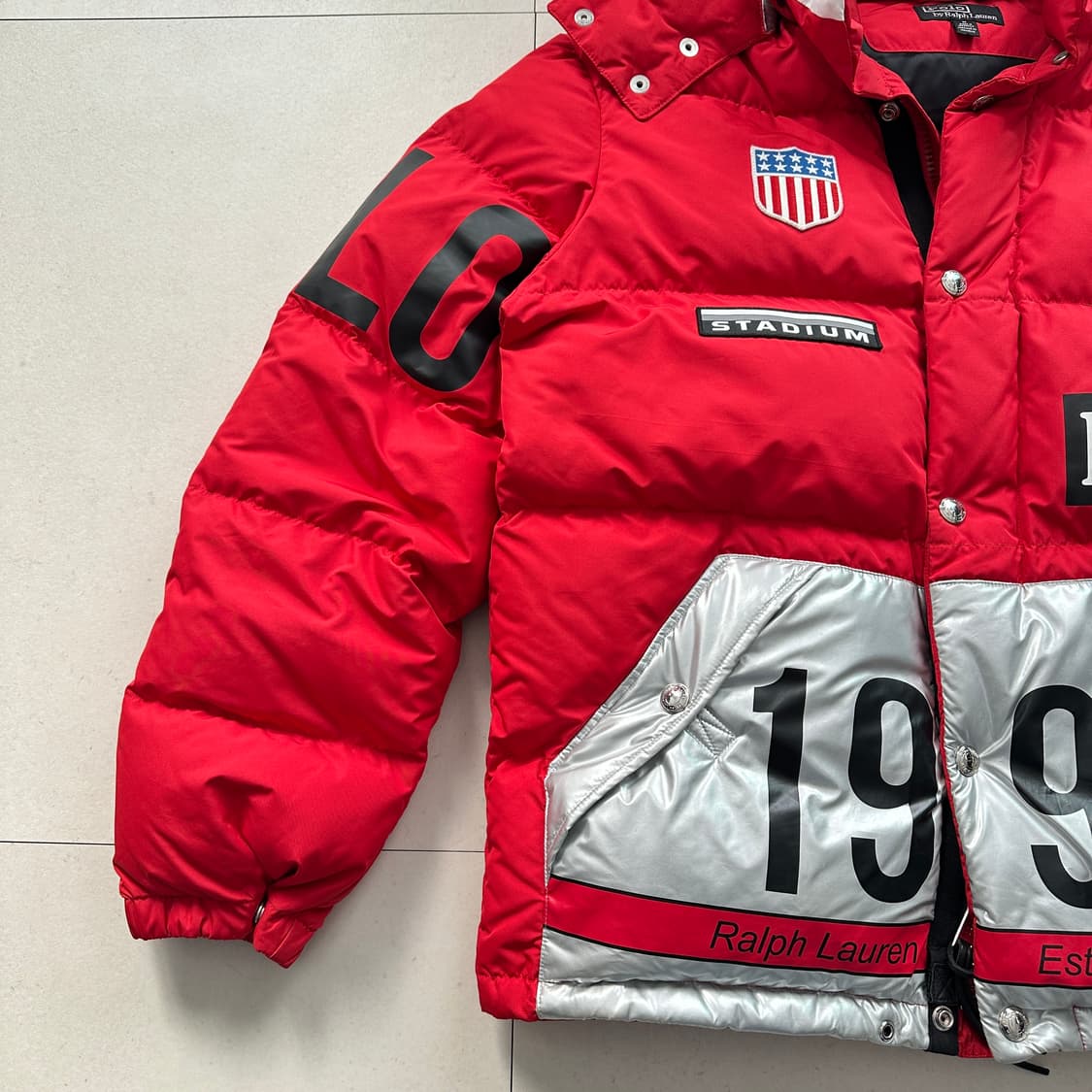폴로 랄프로렌 P-WING 1992 RL67 스타디움 다운자켓 M 상품이미지3