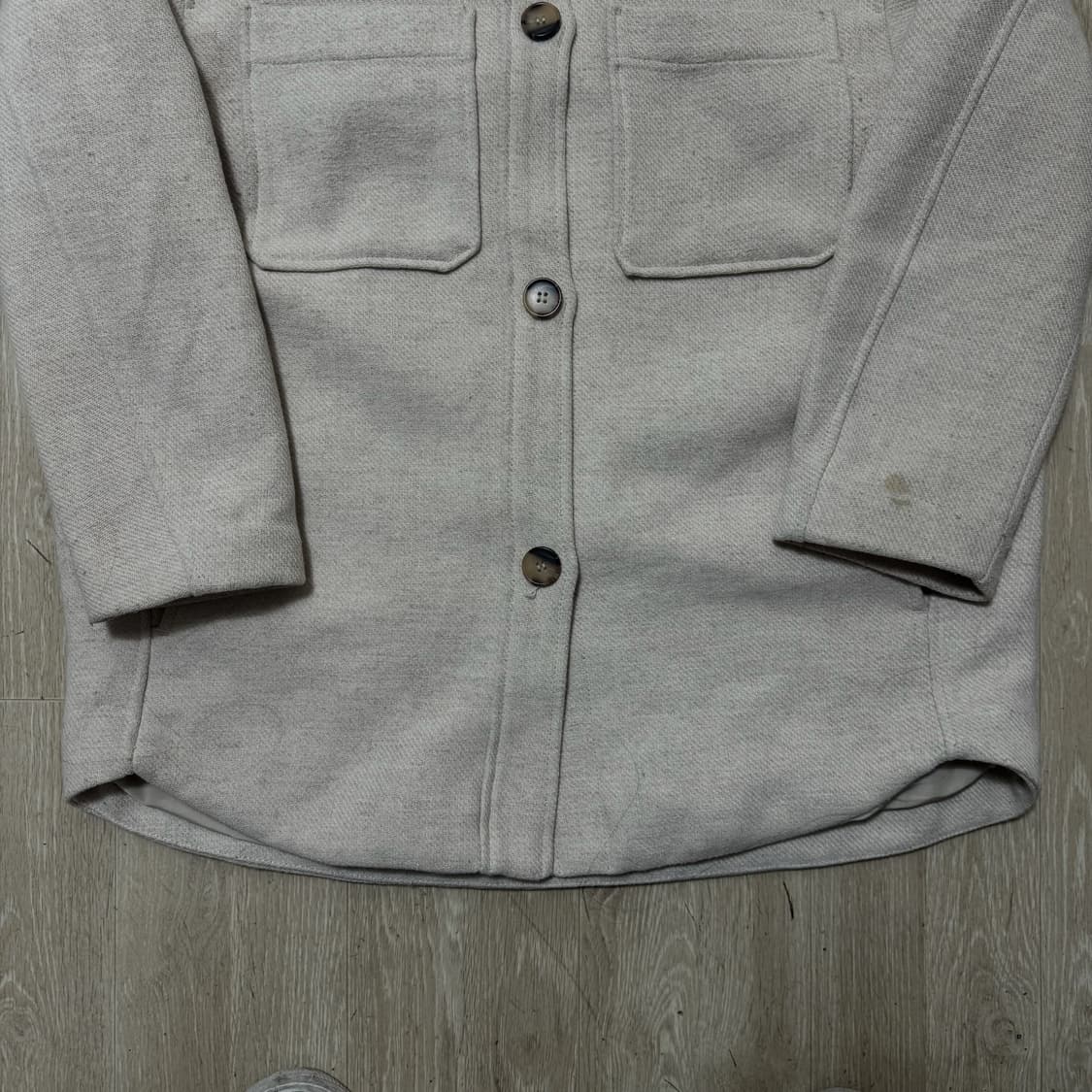 H&M 에이치앤엠 남성 포켓 울 트러커자켓 M/95  상품이미지4