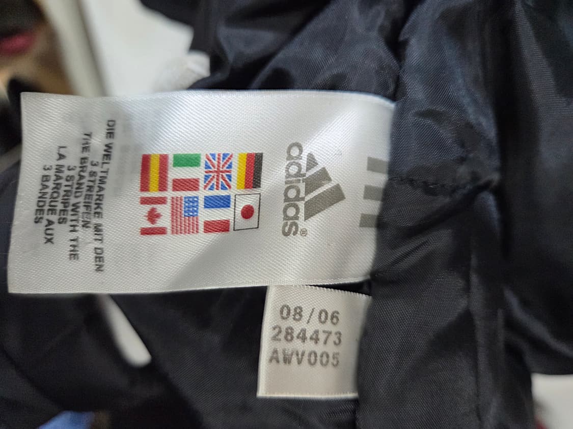 아디다스 삼선 후드 겨울용 바람막이 블랙 100 상품이미지4