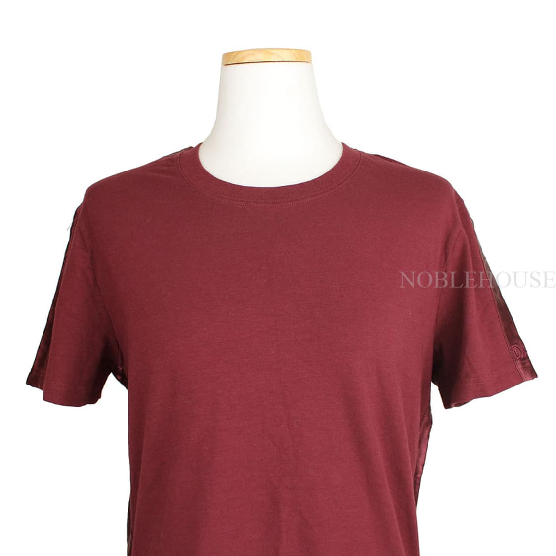 돌체앤가바나 버건디 새틴 장식 티셔츠(S) 상품이미지6