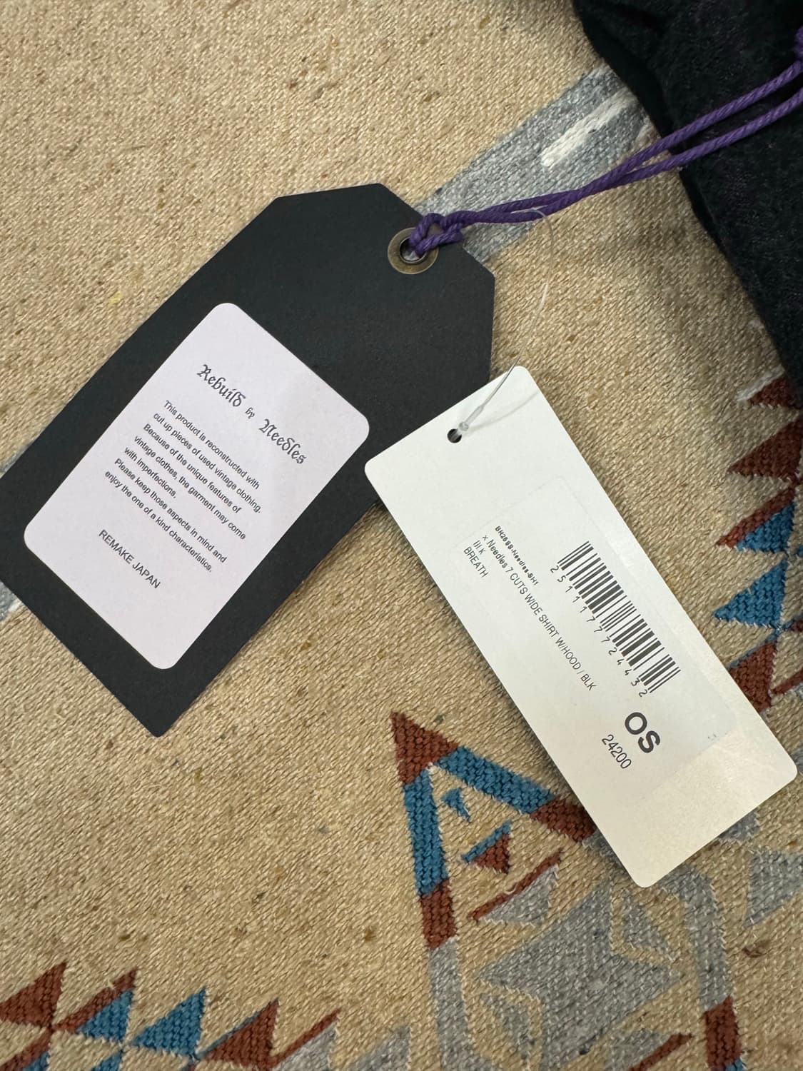 [OS] 니들스 x 브레스 리빌드 7컷 와이드 후드 셔츠  상품이미지7