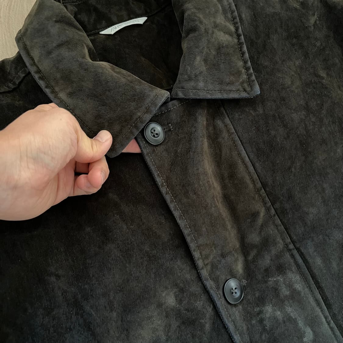 [ZARA] 자라 벨루어 릴렉스 트윌자켓 상품이미지3