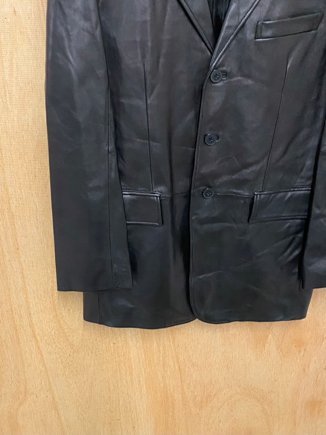 VTG leather blazer jacket 빈티지 레더 블레이저 자켓 상품이미지6