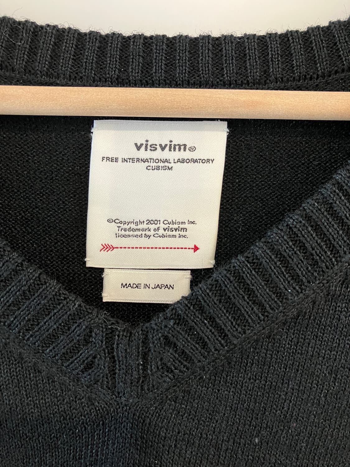 [3] Visvim 비즈빔 amplus v-neck knit 상품이미지3