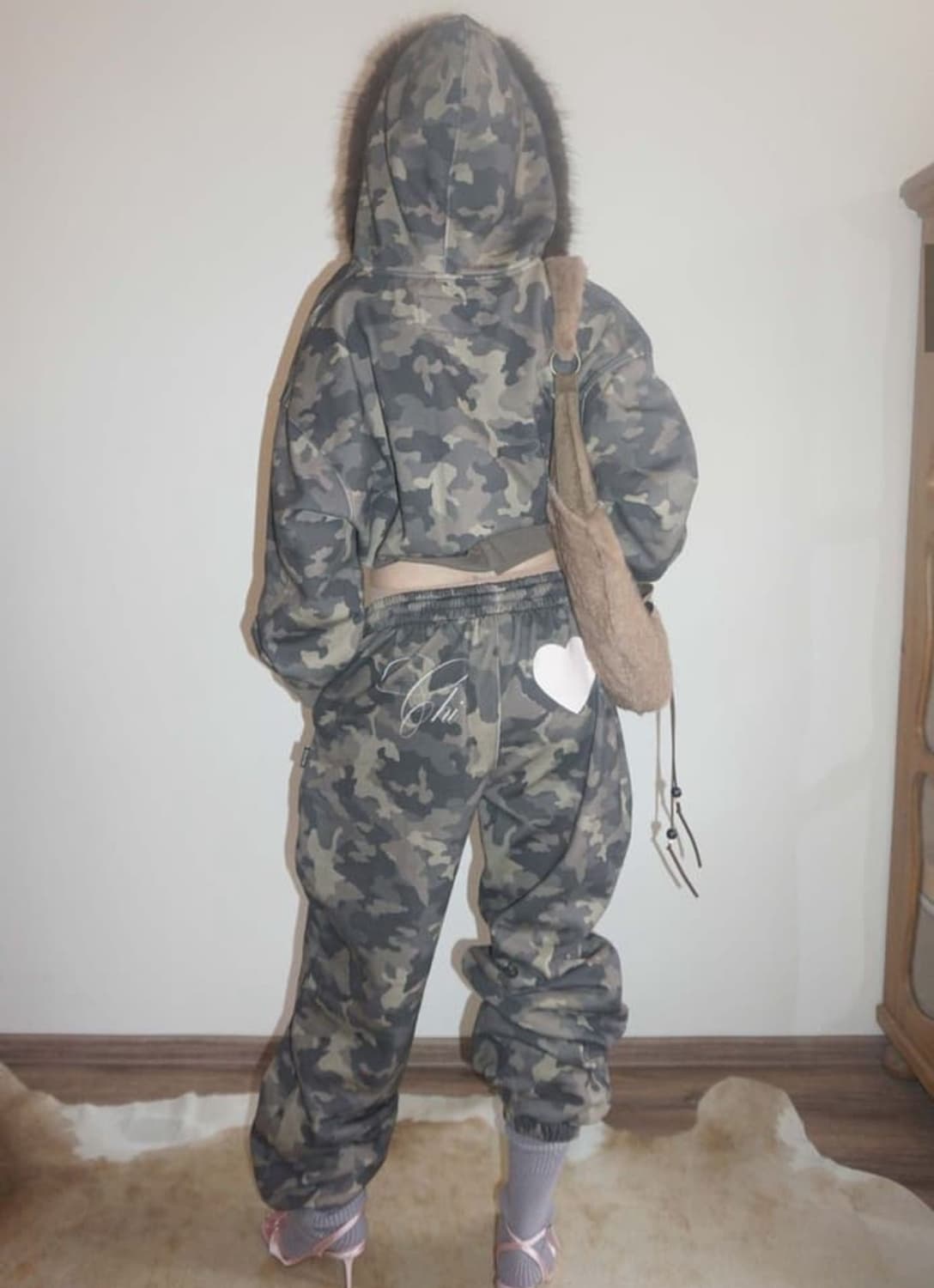 스컬프터 포레스트 카모 스웻팬츠 상품이미지2