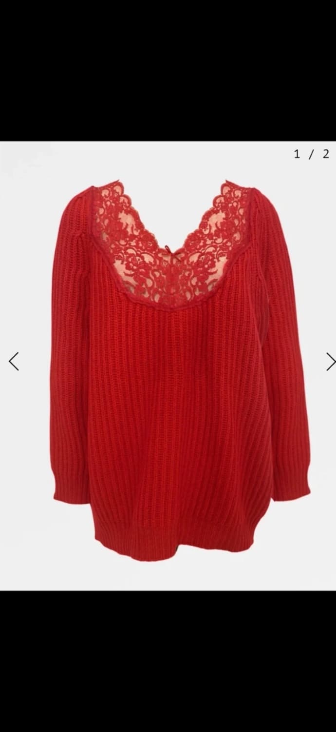 레드 니트  상품이미지1