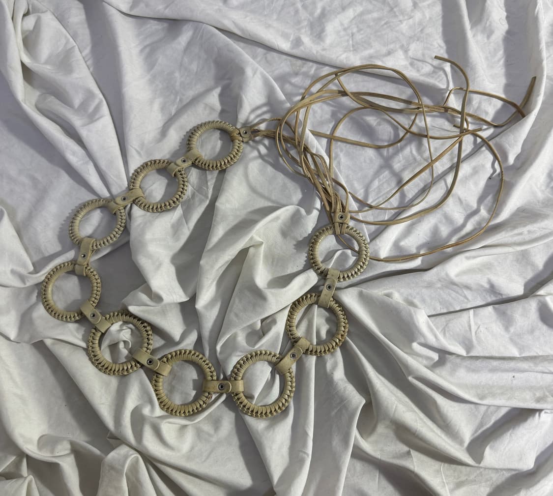 빈티지 링 레더 벨트 상품이미지1