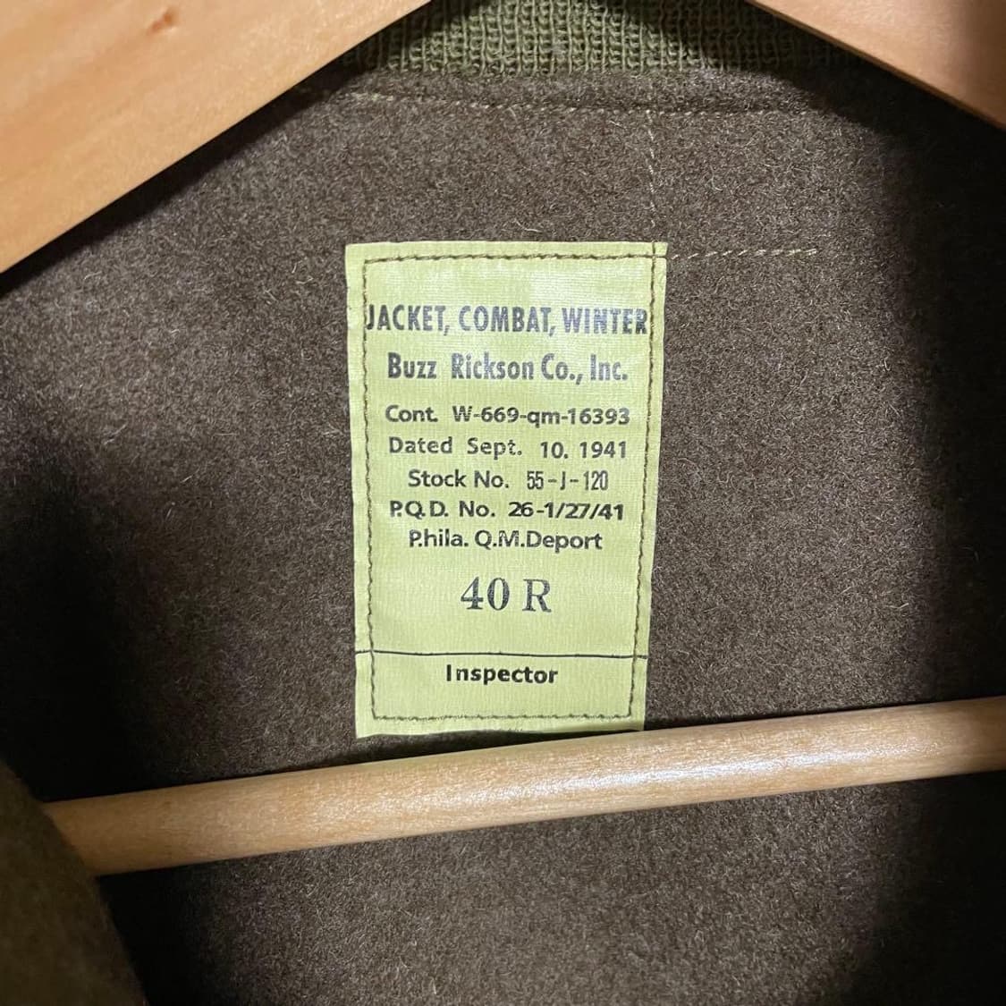 (40) 버즈릭슨 buzz rickson 탱커자켓 상품이미지7