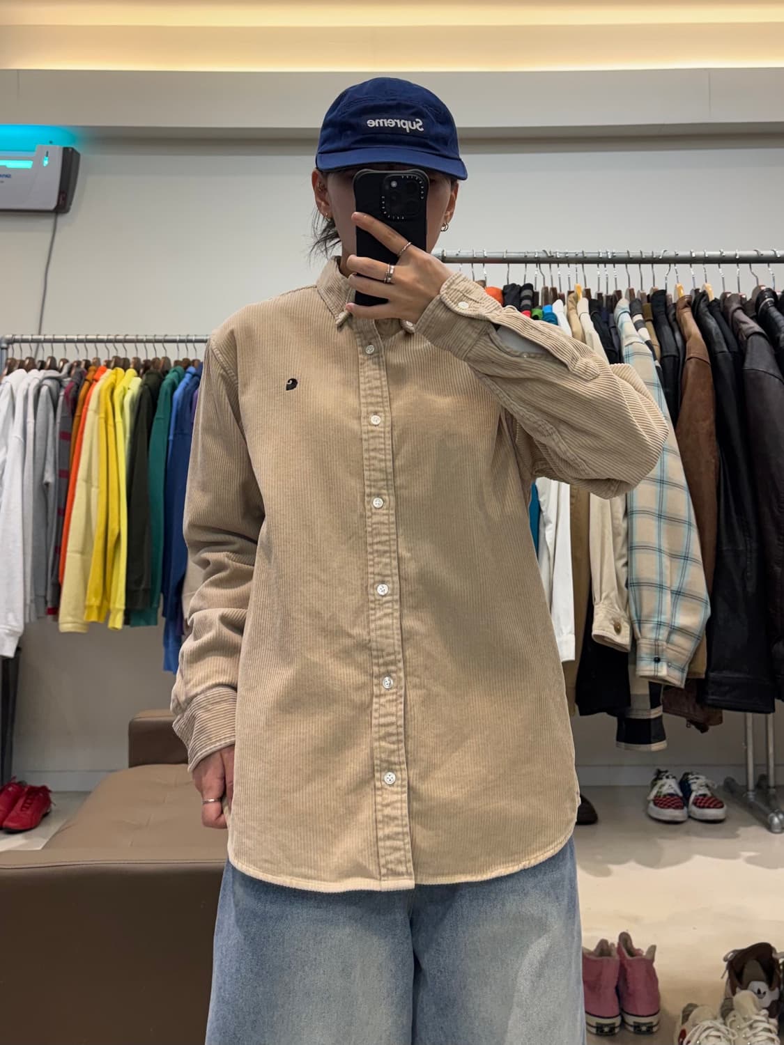 칼하트 wip 매디슨 코듀로이 셔츠 상품이미지5