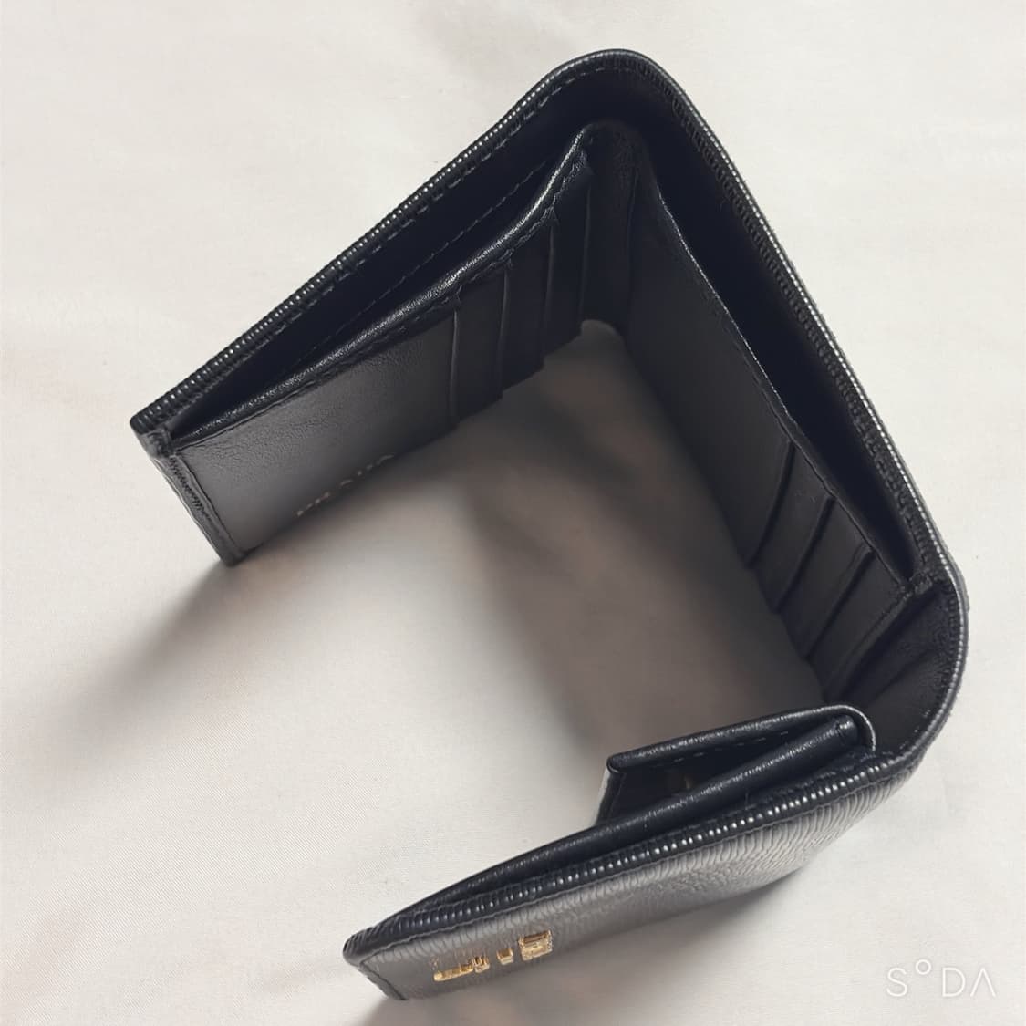 프라다 사파이노 반지갑 블랙 상품이미지7