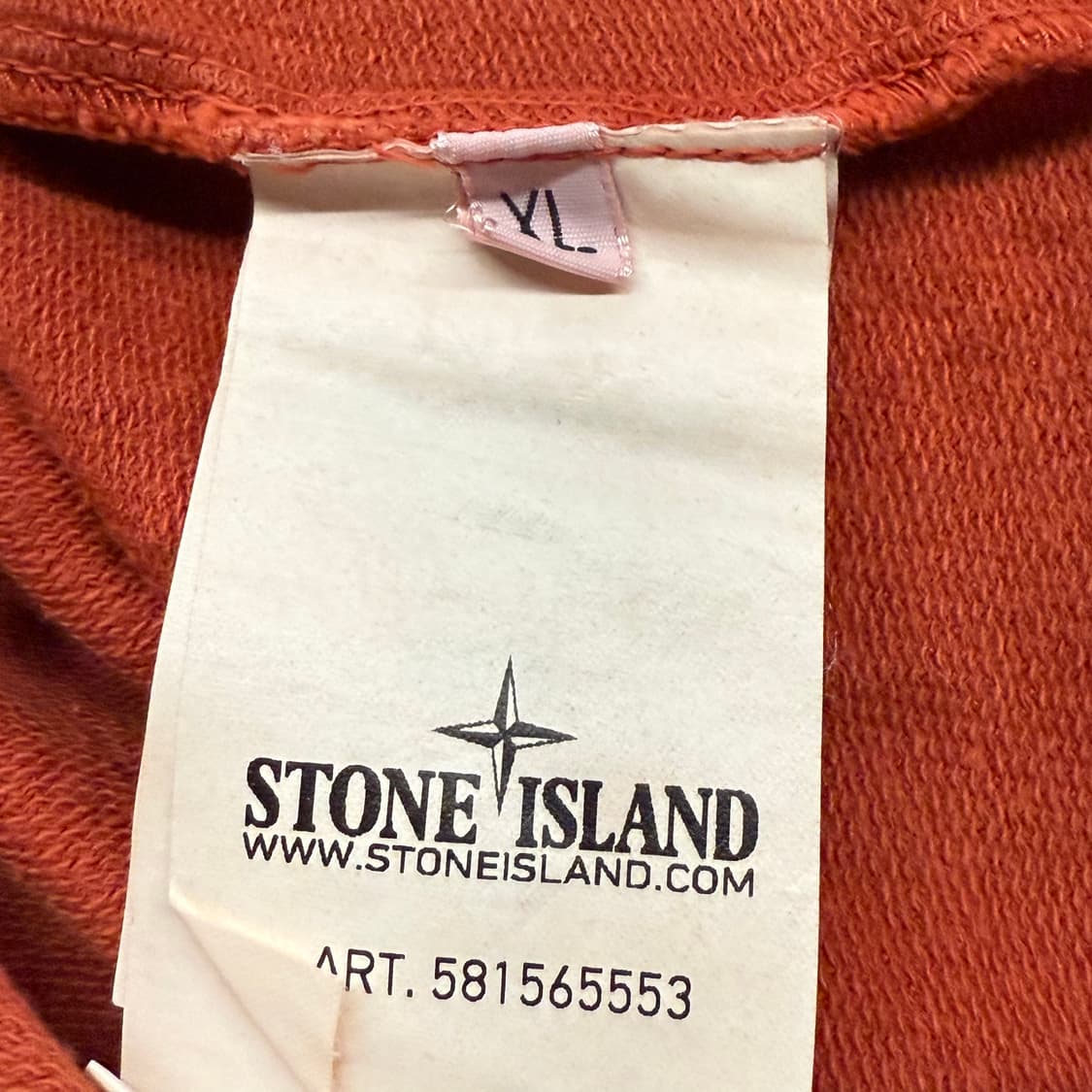[정품/XL] 스톤아일랜드 맨투맨 레드 b15 상품이미지6