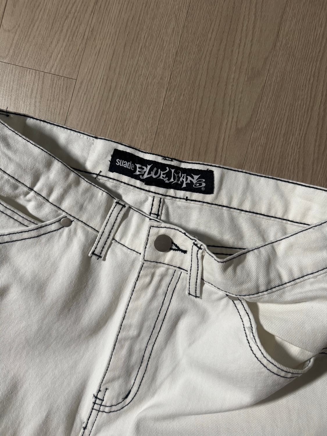 스웨이드 CONTOUR POCKET DENIM [WHITE] 상품이미지3