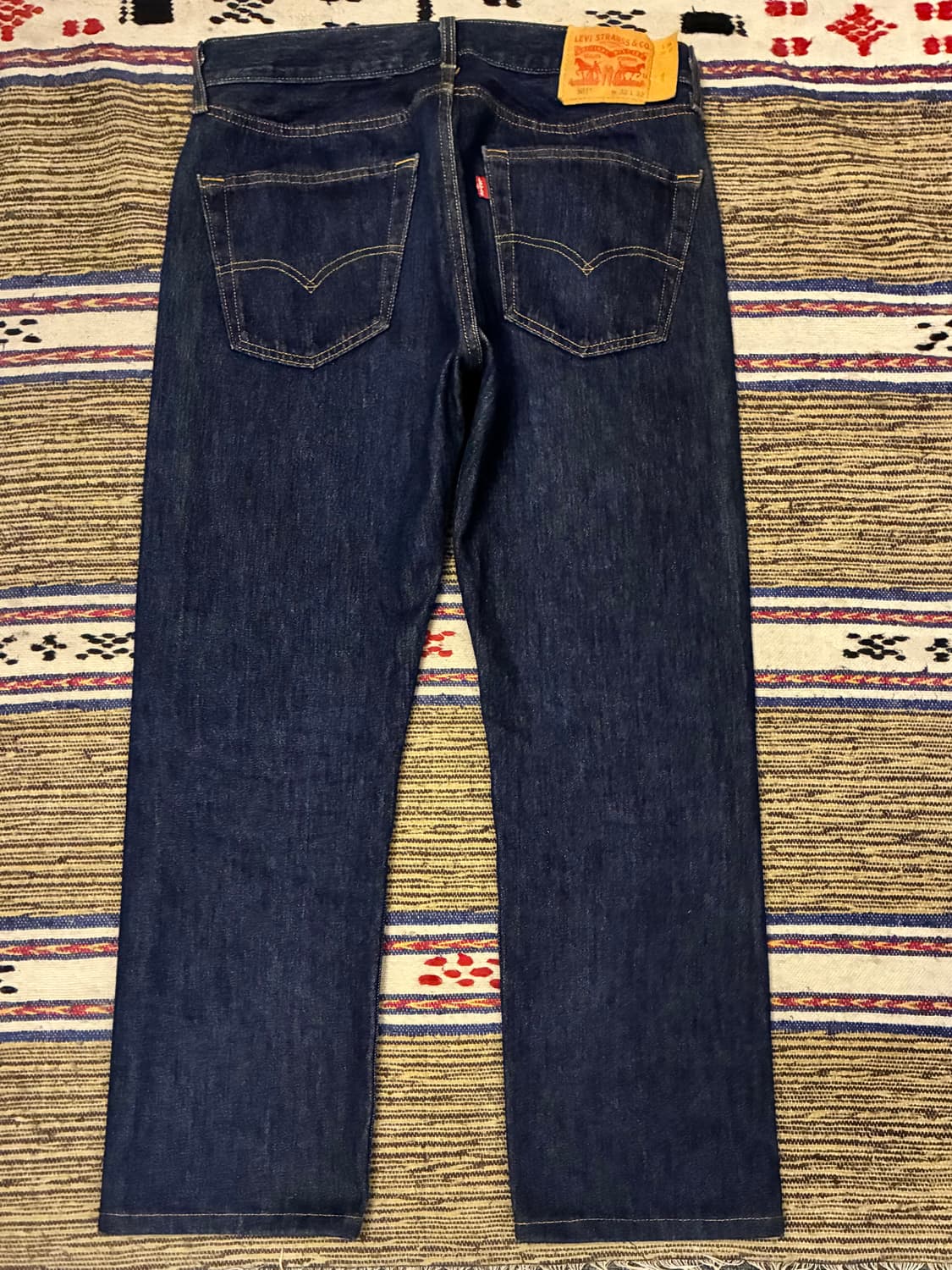 (32)Levis 리바이스 501 진청 데님 청바지 스트레이트핏 상품이미지5