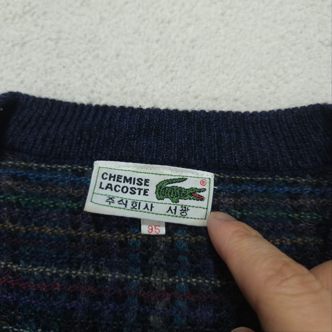 라코스테 울 니트 95 상품이미지5