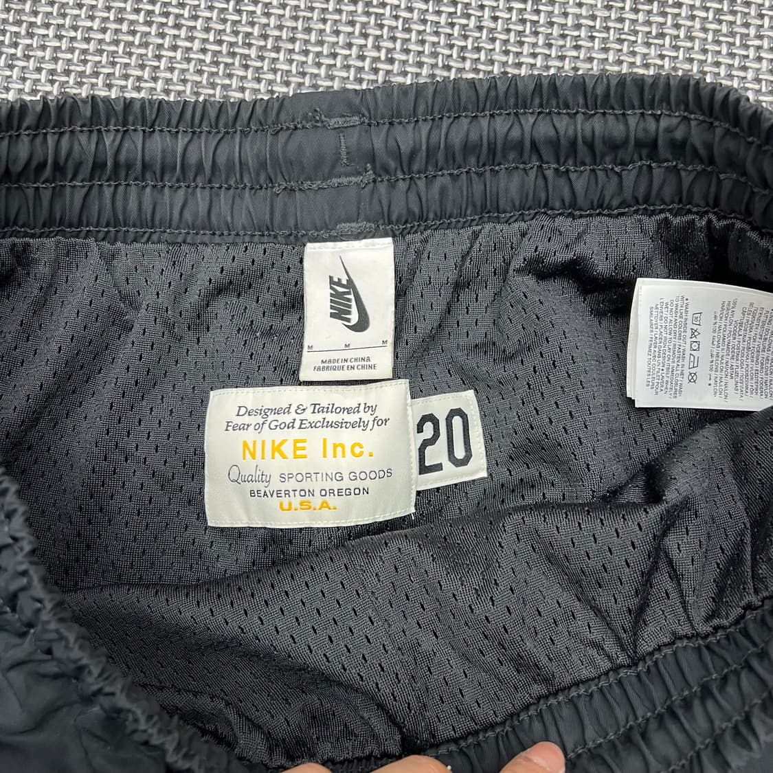 니이키 피어오브갓 오프느와르 웜업팬츠 상품이미지4