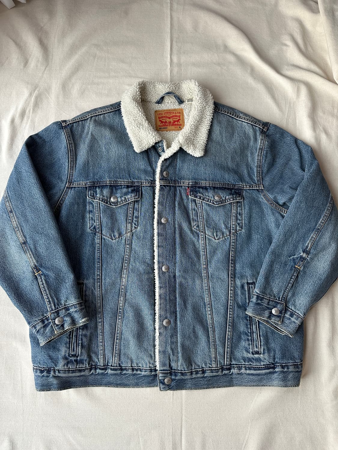 리바이스 쉐르파 트러커 데님자켓 XL 상품이미지1