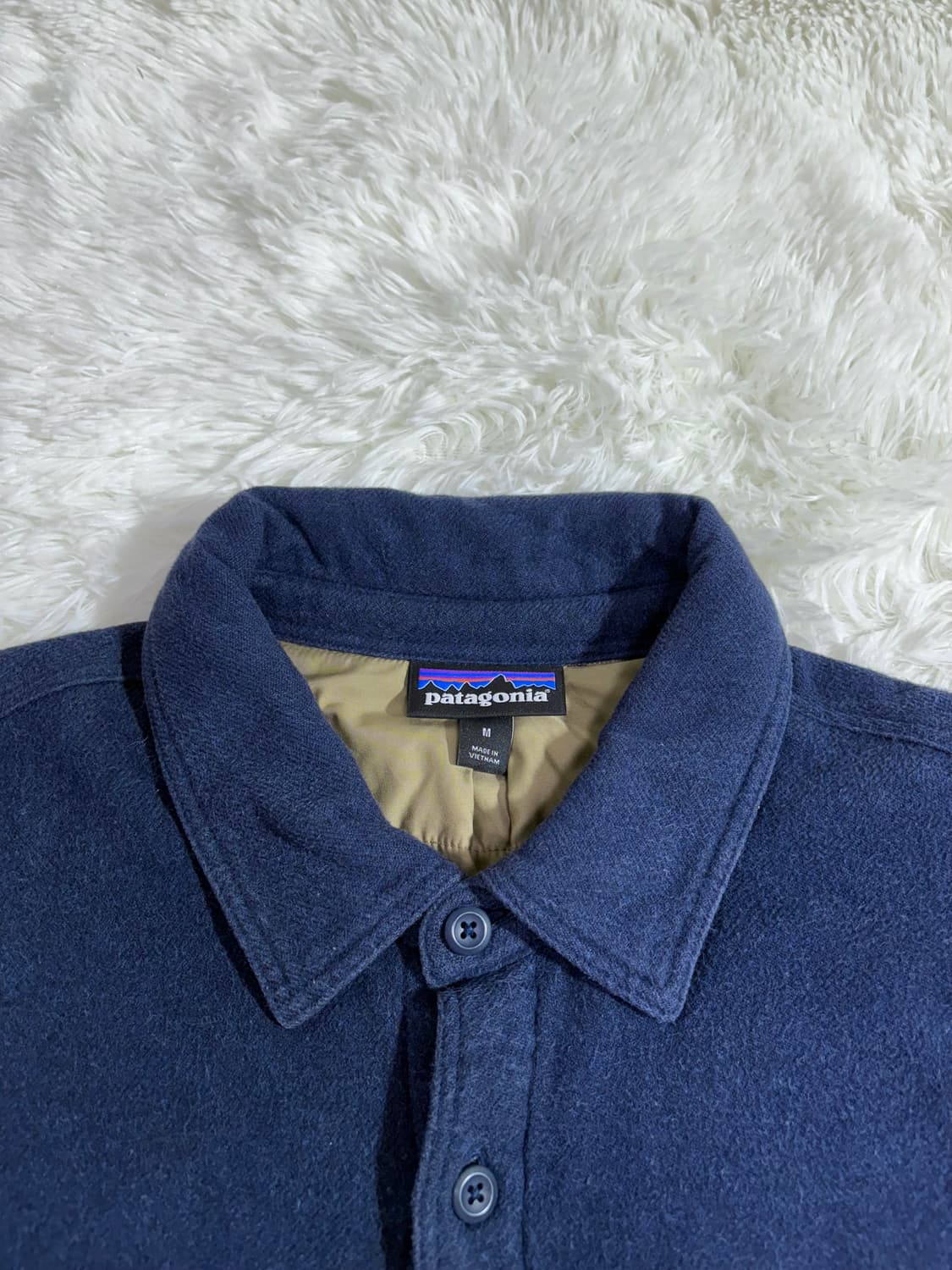 파타고니아 네이비 누빔 셔츠자켓  상품이미지6