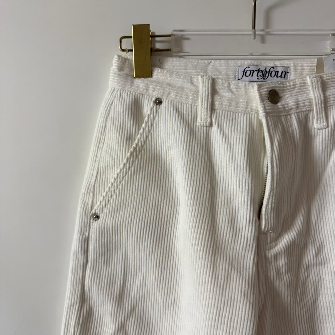 새상품 여자 코듀로이 기모 와이드팬츠 S 상품이미지2