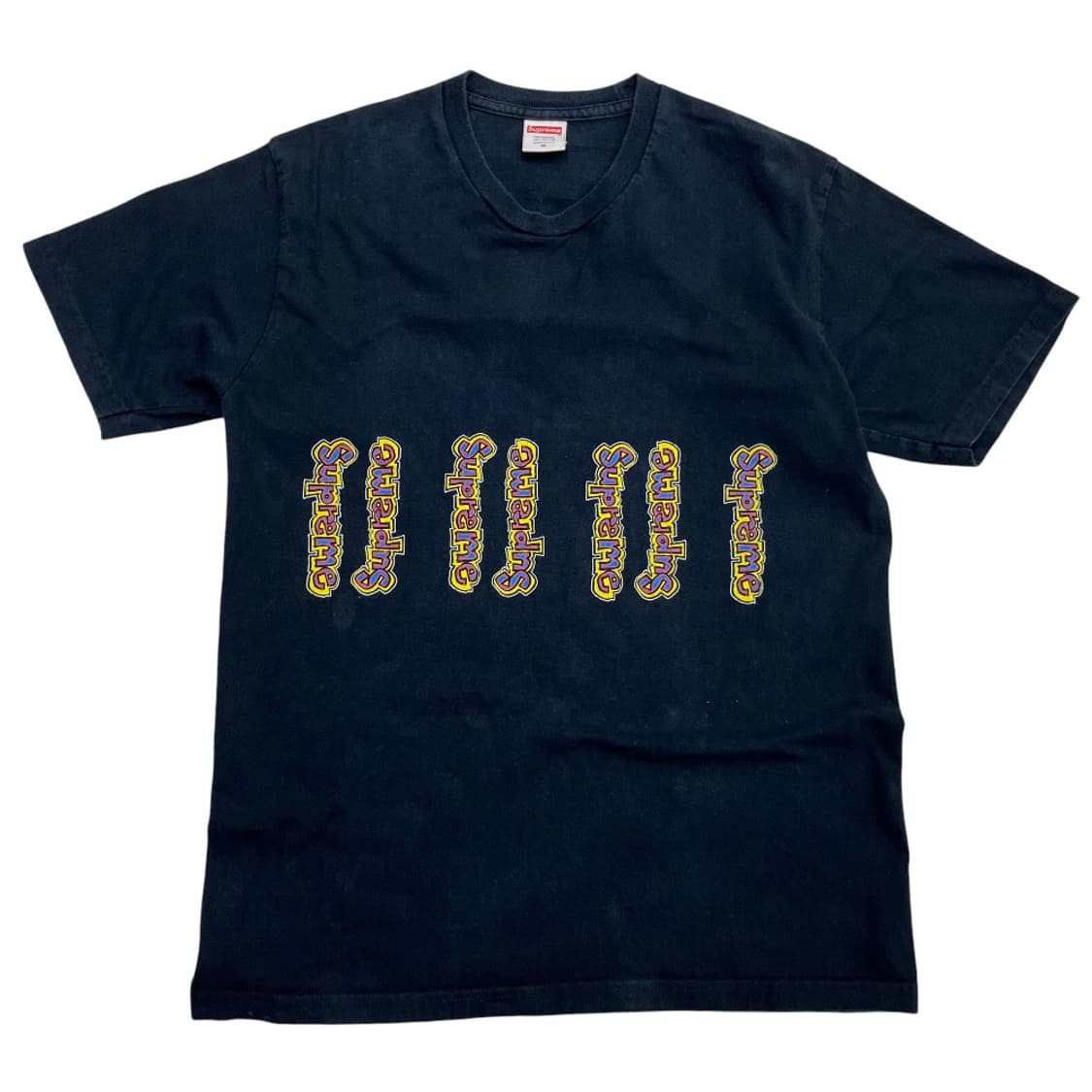 미제 슈프림 18 S/S 곤즈 로고 블랙 반팔 M 상품이미지2
