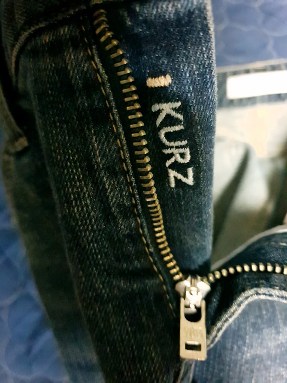 (빈티지) 플랙 KURZ 61C 슬림핏 데미지워싱 스트레치 데님진(30) 상품이미지3