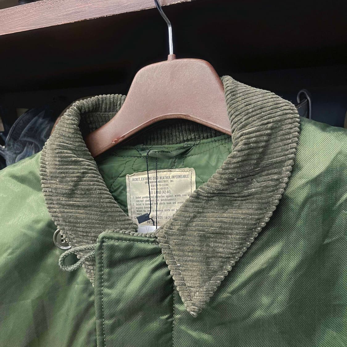 70s 오리지널 U.S NAVY A-1 덱 자켓 밀리터리 파카 N509 상품이미지3