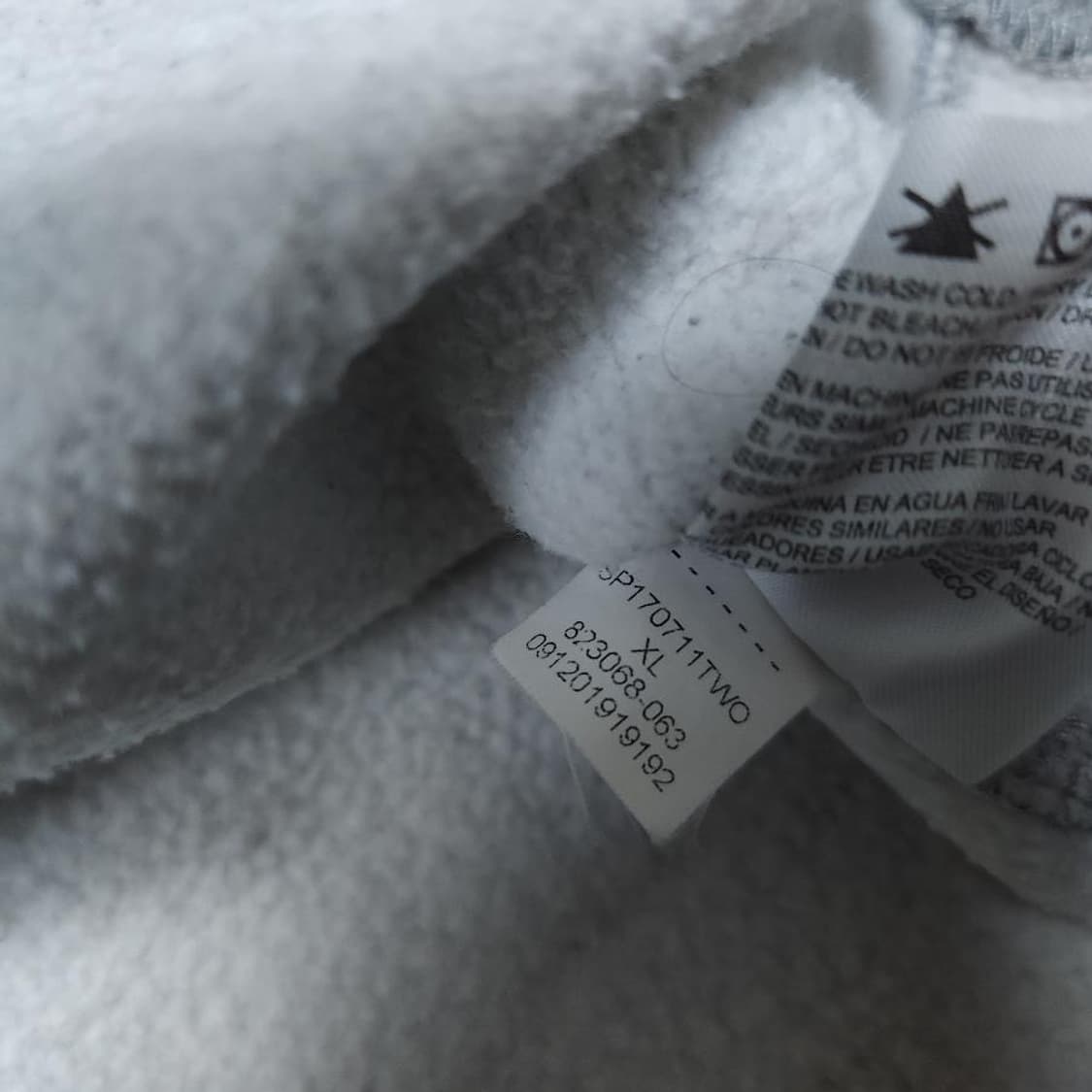 나이키 에어 조던 그레이 기모 맨투맨 상품이미지3