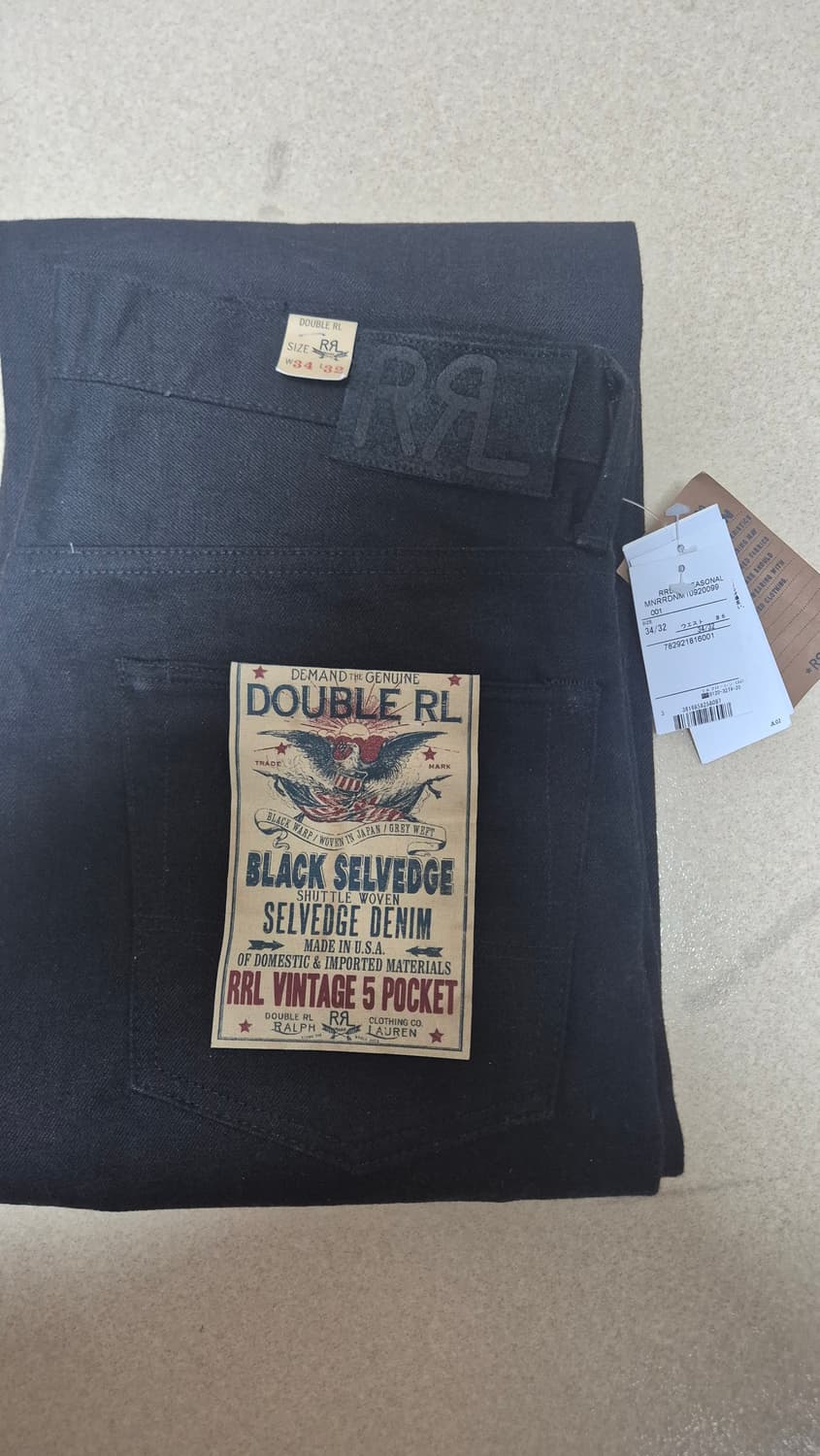 rrl 빈티지파이브포켓 블온블 34/32 상품이미지2