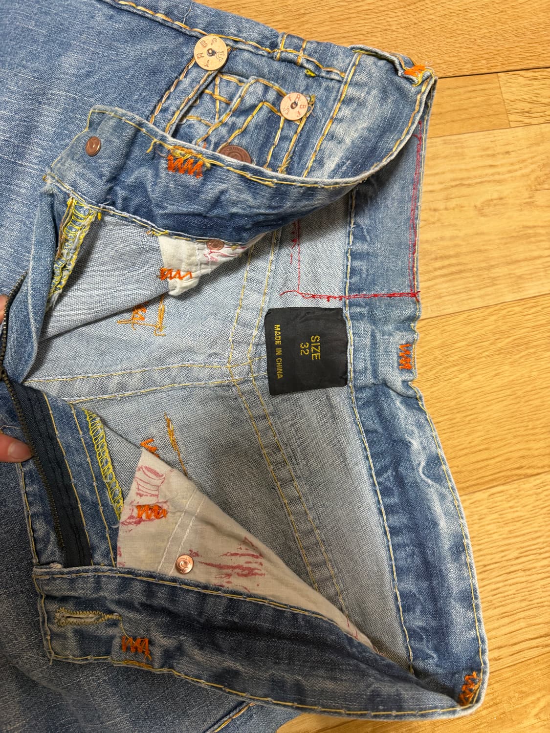 (빈티지)트루릴리전 바지  상품이미지4