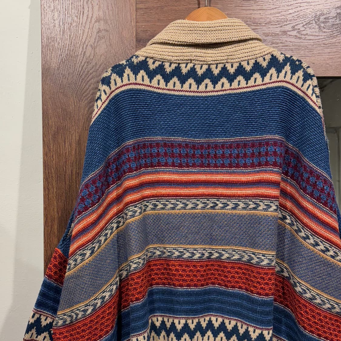 일본 빈티지 에스닉 히피 가오리핏 니트 가디건 상품이미지9