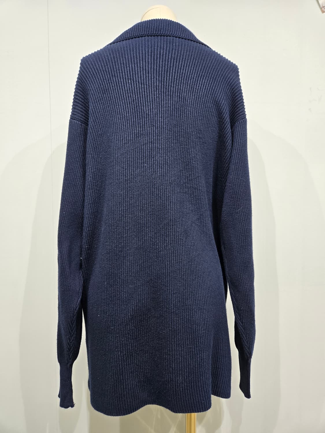 배리 네이비 더블버튼 니트 가디건 barrie 상품이미지2