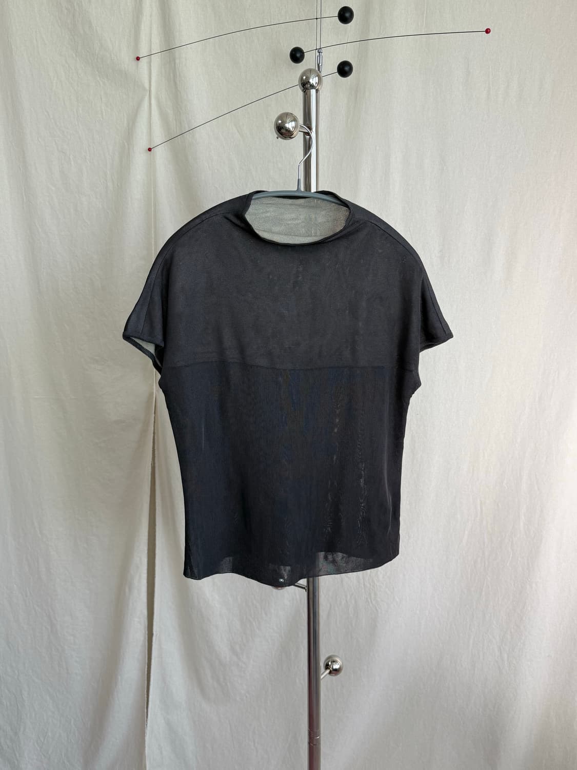 Toute la terre 아크릴 니트 탑 상품이미지1