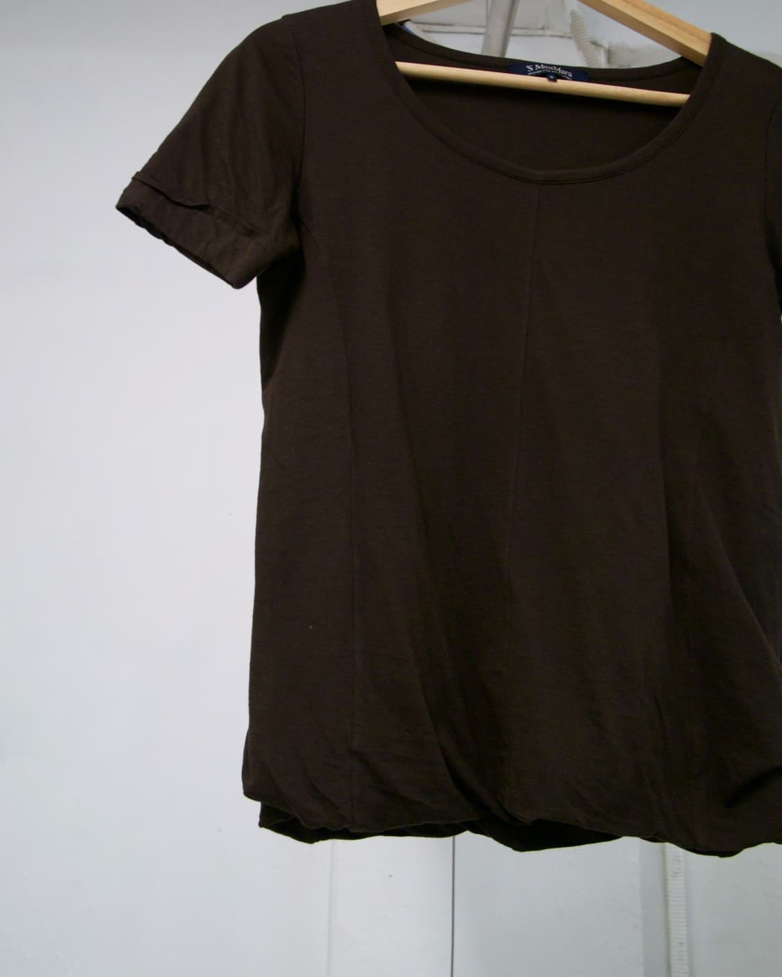 ['S MAXMARA] daped short sleeve top 상품이미지3
