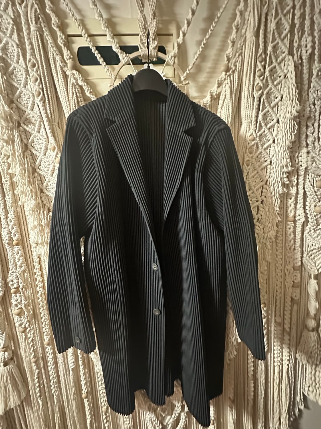 이세이미야케 옴므플리세 코트+바지 셋업 판매 상품이미지1