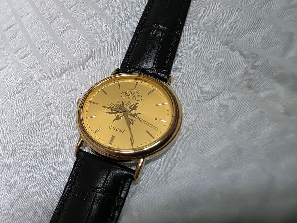 세이코 나고야 동계올림픽 기념 쿼츠 시계 seiko watch 워치 상품이미지6