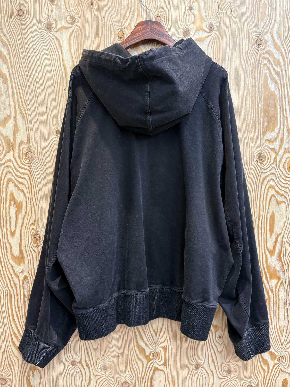 솔리드옴므 워싱 반집업 후드 상품이미지2