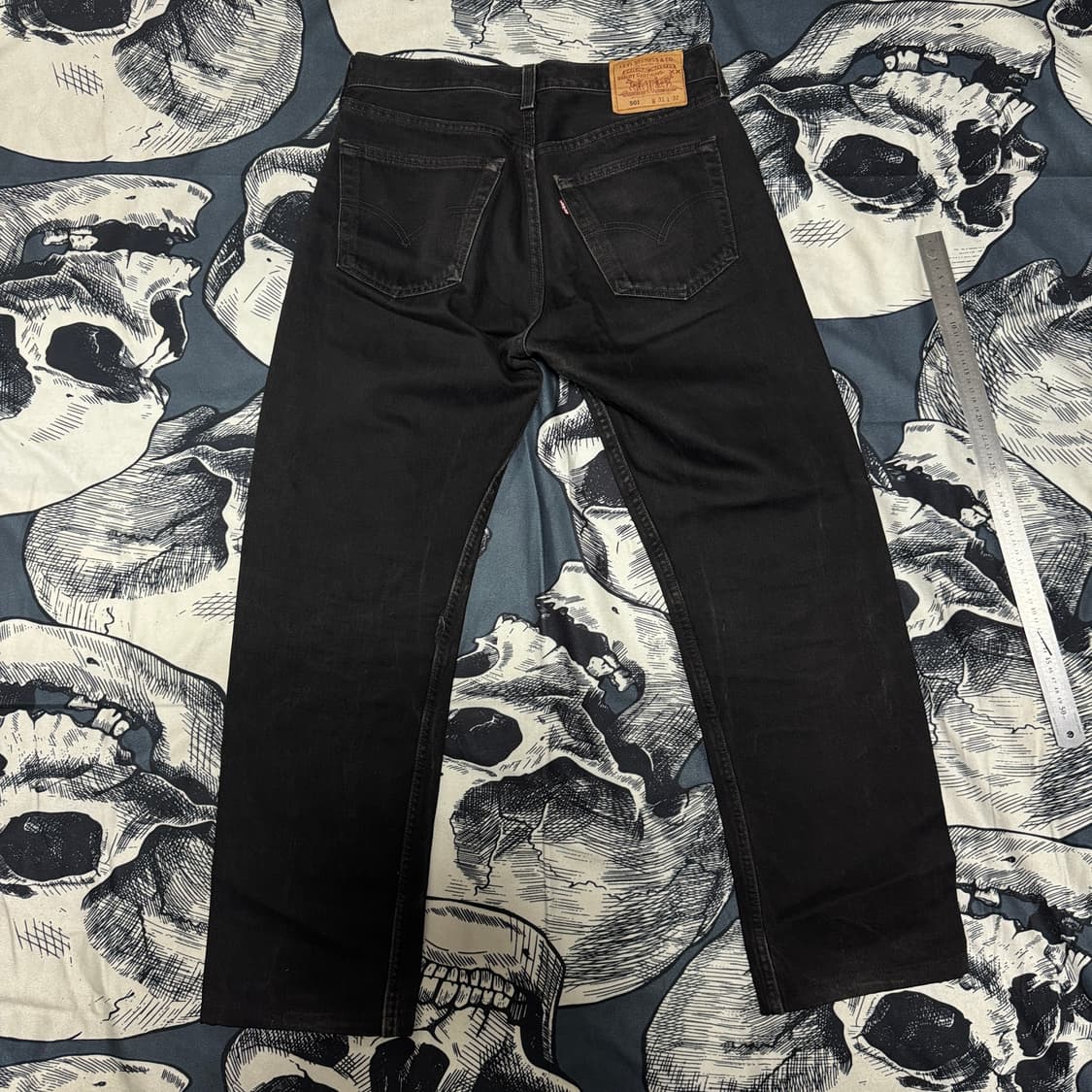 90s 리바이스 USA 501 0660 블랙진 W31L32 사이즈  상품이미지2